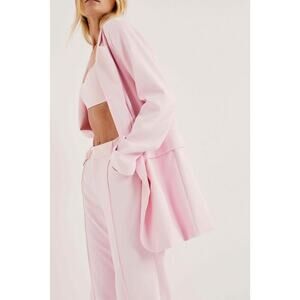NWT For Love & Lemons Courtney Blazer – Pink Oversized Blazer Size Small